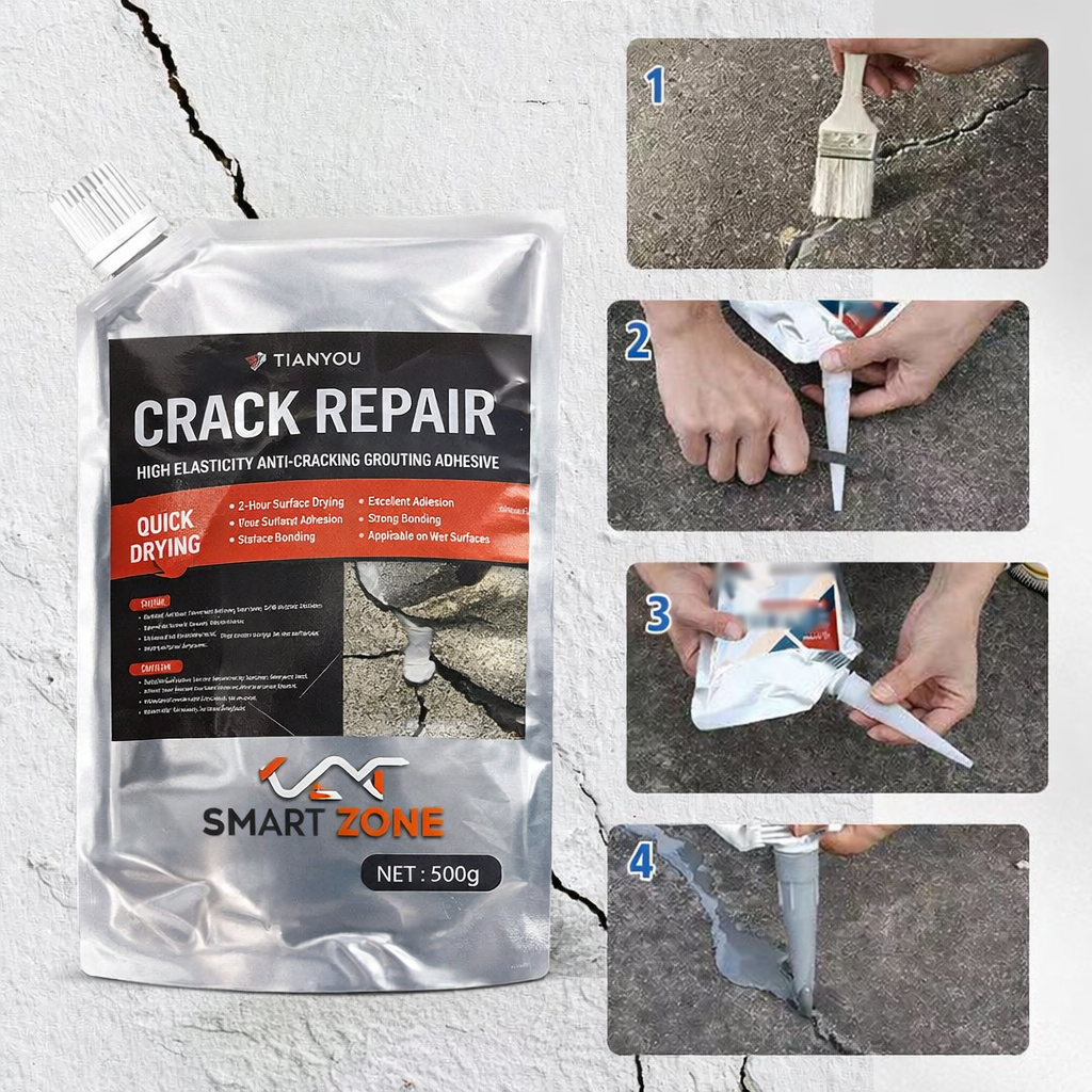 FIXPRO CRACK — Mastic Réparateur Anti-Fissures