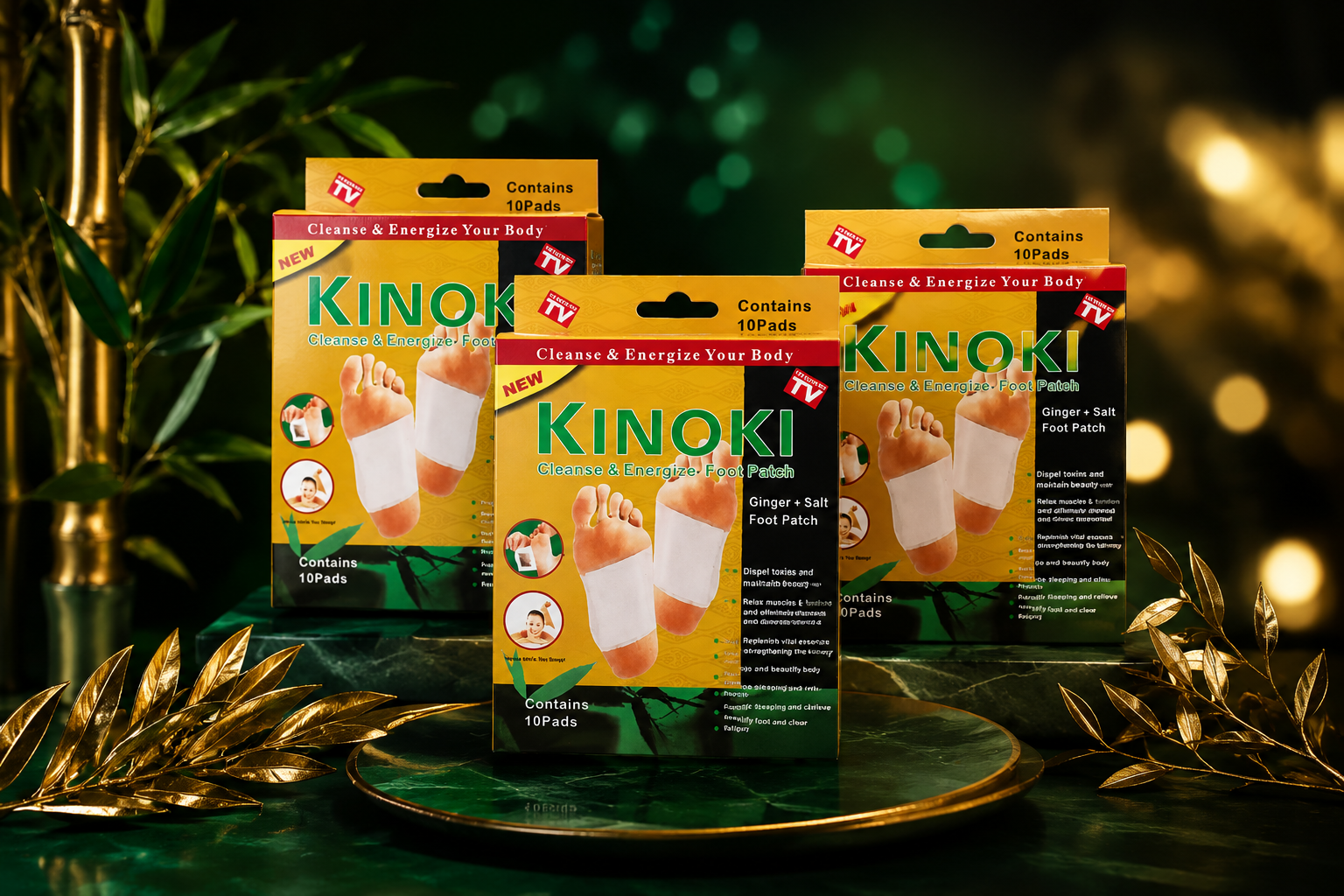 KINOKI — Patchs Detox pour les Pieds (Lot de  Boîtes)
