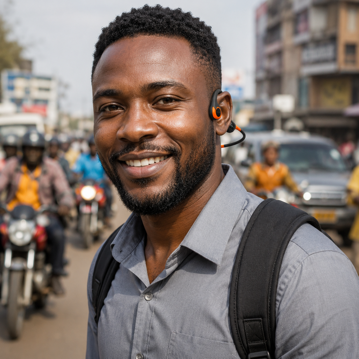 AKZ G3™ – Casque Bluetooth à Conduction Osseuse- MP3
