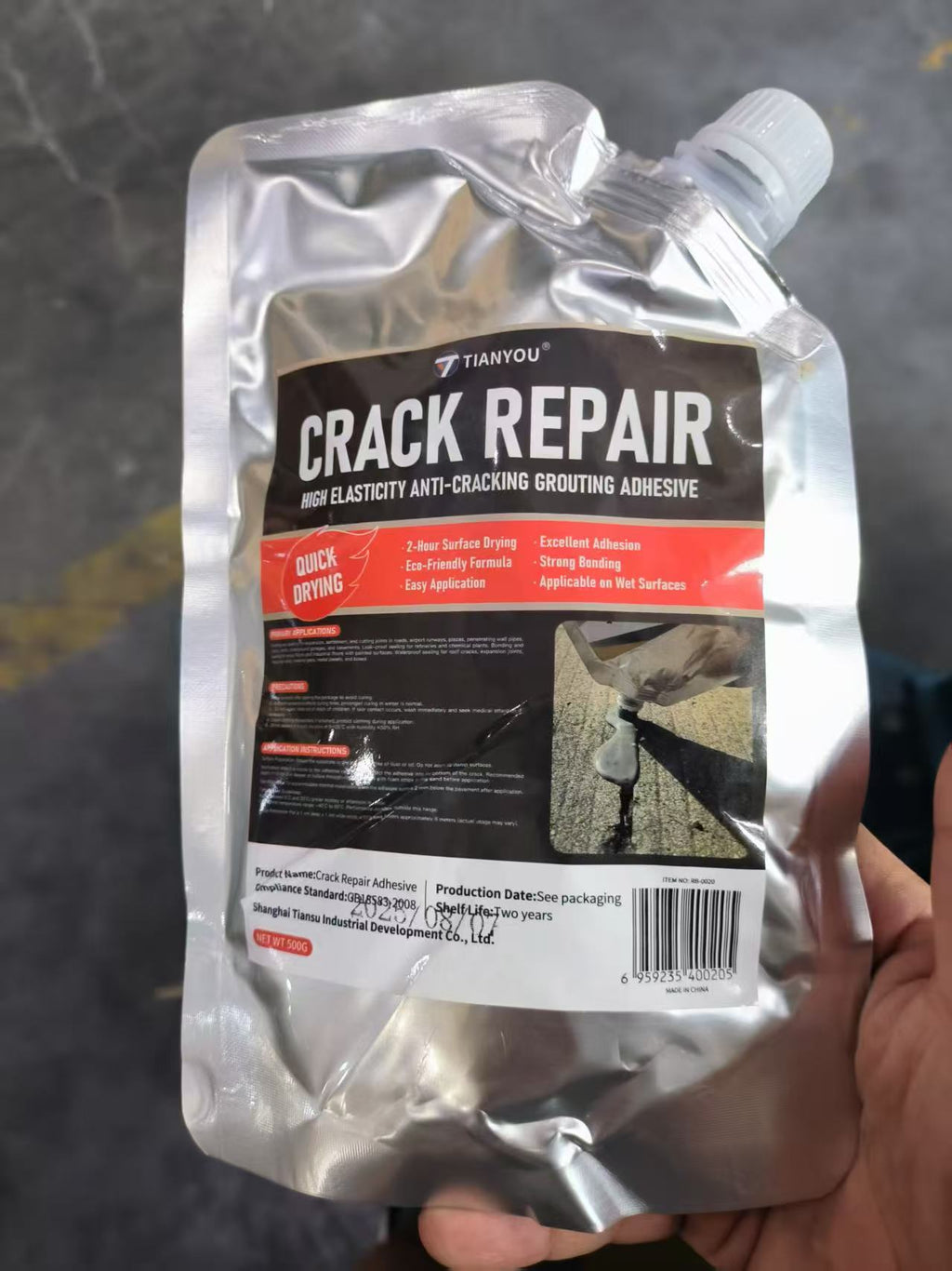 FIXPRO CRACK — Mastic Réparateur Anti-Fissures