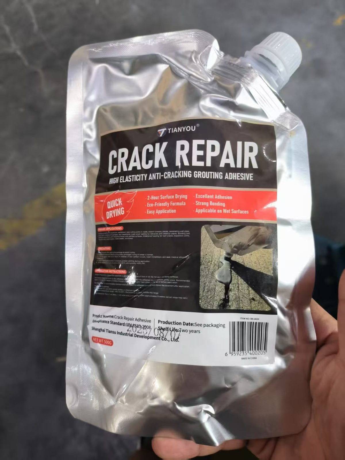 FIXPRO CRACK — Mastic Réparateur Anti-Fissures